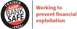 AARP Trained BankSafe Seal 2021
